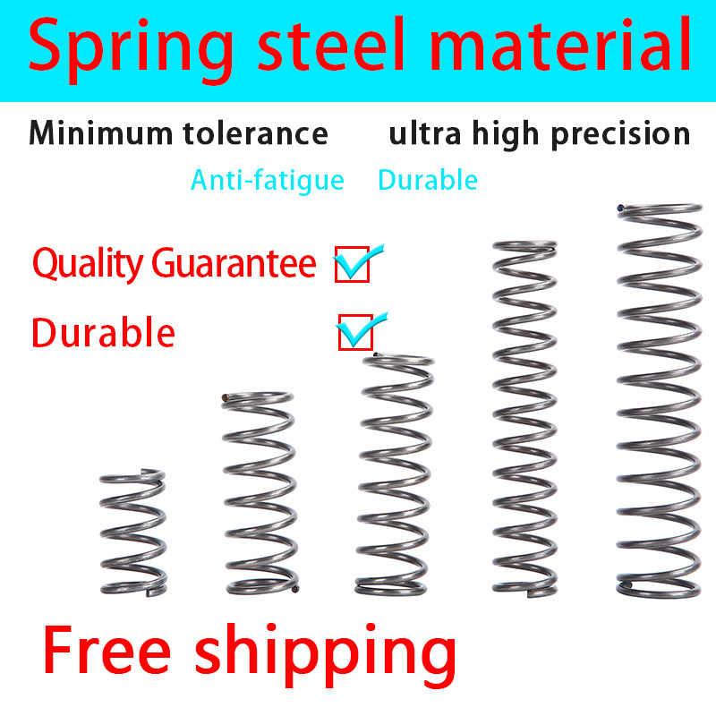 Compressed Spring Wire Diameter 0.5mm, Outer Diameter 5mm Pressure Spring Return Spring Release Spring Mechanical Spring