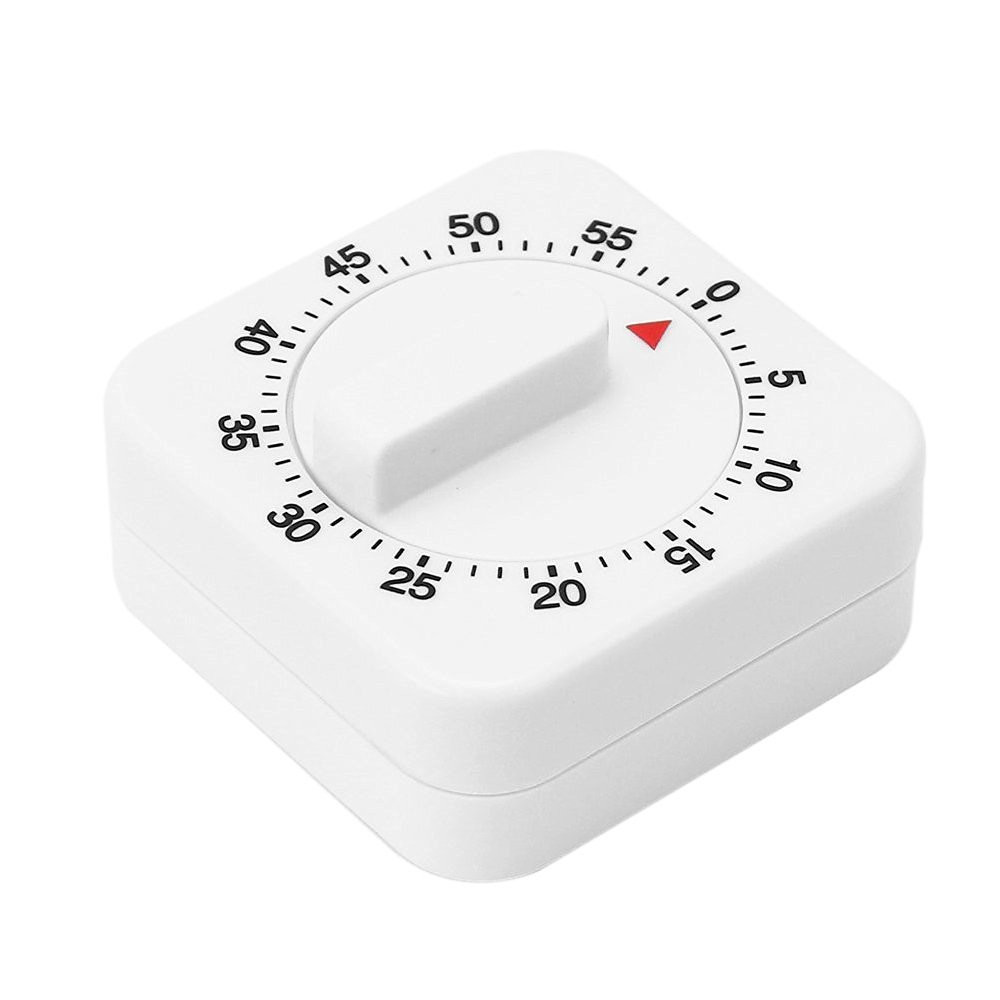 Kitchen white Timer Stopwatch 60 Minutes Mechanical Timer with Alarm for Kitchen Cooking Utilidades Domesticas Para Cozinha