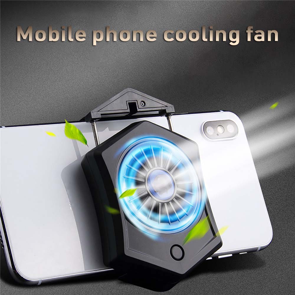 Mini cooling pad smartphone cooling fan for smartphone gamepad mobile with cooler portable rechargeable battery air cooling fan