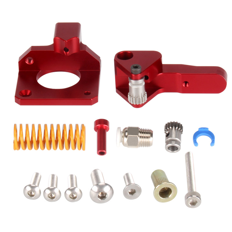Aluminum Upgrade Single Gear mk8 Extruder Kit for CR-10S RepRap 1.75mm 3D PRINTER Feed pulley Extruder For Creality 3D Printer
