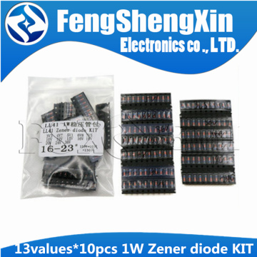 13values *10pcs= 130pcs LL41 SMD Zener diode KIT 1W 3.3V~36V ZM4728A ZM4732A ZM4733A ZM4737A ZM4740A ZM4742A ZM4744A ZM4745A