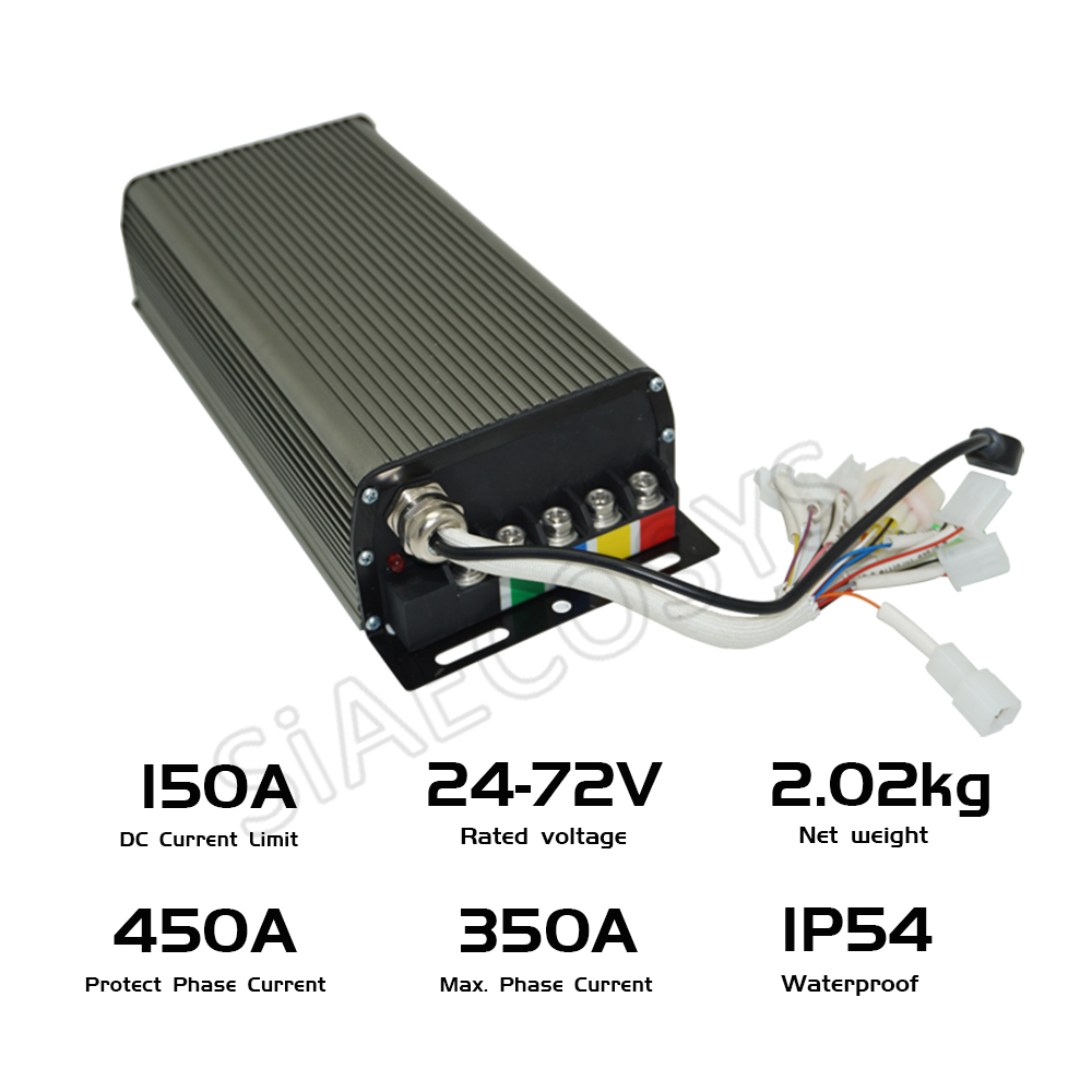 Sabvoton SVMC72150 V2 Controller For 3000w 72V 150A Electric Bicycle Motor With Bluetooth Adapter