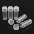 Kicute 50Pcs 5g Transparent Volume Plastic Sample Bottle 5ML Small Bottle Vial Home Storage Container Lab Sample Collection