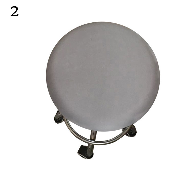 2019 New Round Chair Cover Bar Stool Cover Elastic Seat Cover Home Chair Slipcover Round Chair Bar Stool Chair covers