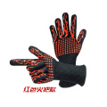 1 Pc BBQ Gloves High Temperature Resistance Silicone Fireproof Barbecue Heat Insulation Grill Microwave Oven Mittens