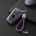 B-purple keychain