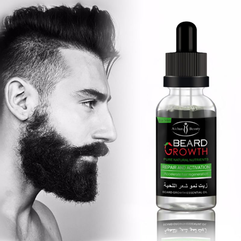 Natural Organic Beard Oil Beard Wax balm Hair Loss Products Leave-In Conditioner for Groomed Beard Growth Health Care