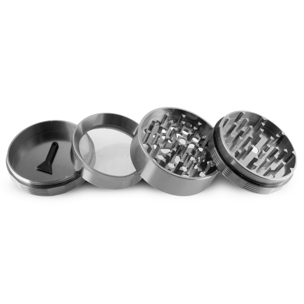 Formax420 62mm Aluminum 4 Layers Herb Grinder with Pollen Catcher &Free Scraper 3 Colors Available