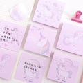 kawaii pink Rainbow Unicorn Memo Pad N Times Sticky Notes Memo Notepad planner stickers Bookmark Gift Stationery