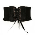 Women Leather Belt Wrap Waistband PU Self Tie Bowknot Around Sash Wide Band Black Red White Camel