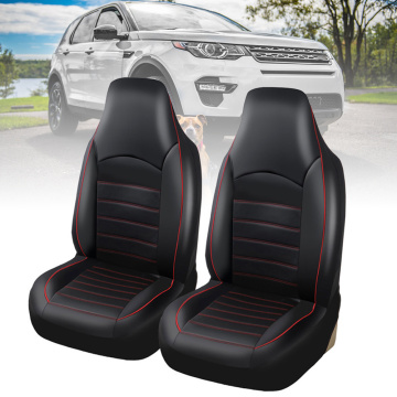 2pc/set Luxurious Car Seat Covers PU Leather Auto Front Seat Cushion Protector Interior Accessories