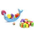 Baby Balance Training Dolphin Building Blocks Colorful Preschool enlightenment wooden Stacking Desk Game Early Education Toys