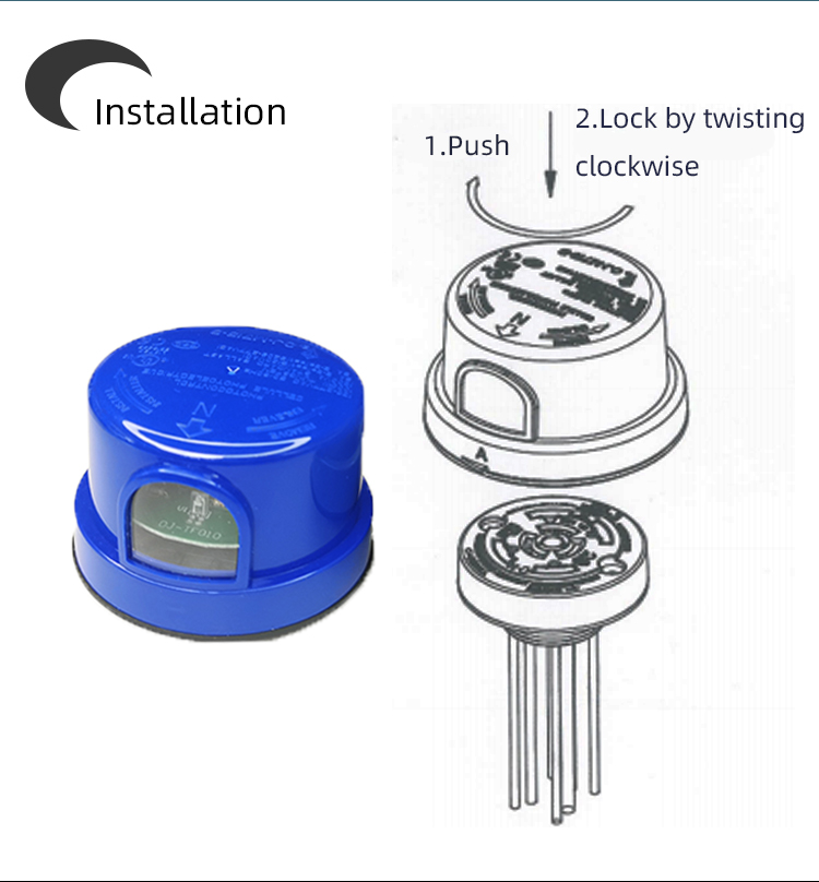  Ip66 Outdoor Street Light Sensor Photocontrol Switch