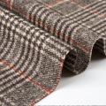 Plaid Woolen Fabric Autumn and Winter Thickened Overcoat Coat Windbreaker Wide-leg Pants Skirt Woolen Wool Woolen Cloth Fabric