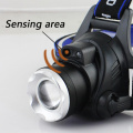 Litwod Z20 IR sensor XM-L2 U3 T6 5000lm LED Headlight headlamp zoom adjustable head flashlight lamp 18650 battery front light