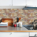 DIY 3D waterproof self-adhesive brick wall veneer room decal stone decoration relief kitchen living room bedroom home decoration