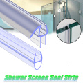 1PC Useful Bath Shower Screen Door Transparent Seal Strip 4 to 12mm Seal Gap Window Door Weatherstrip Rubber Sealing Strips
