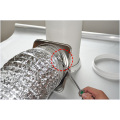 150mm x1.5m exhaust fan soft tube, 6 inch aluminum tube, 1m length ventilation hose