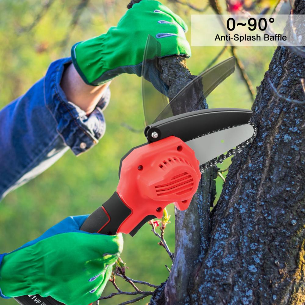 Small Handheld Cordless Chainsaw for Branch Wood Cutting