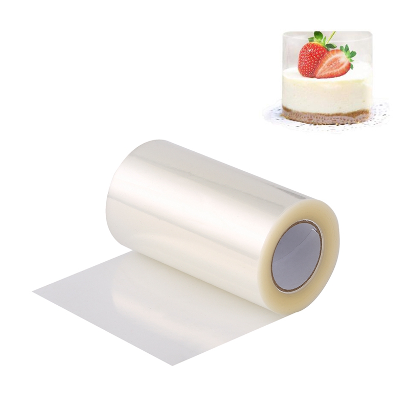 1 Roll Cake Film Transparent Cake Collar Kitchen Acetate Cake Chocolate Candy For Baking Tools Durable 8cm*10m/10cm*10m/15cm*10