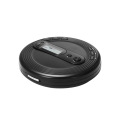 Music Multifunctional Home Office English Learning Portable CD Player Stereo Earbuds Round Black FM Radio Anti Skip Protection