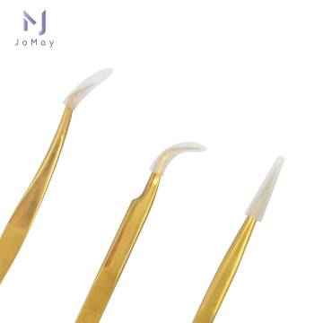 High quality Eyelashes Tweezers Ultra Fine Tip Improve for 3D 6D Lashes Extensions tweezer profession russian eyelash pincette