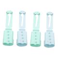 4Pieces Knitting Thimble 3 Yarn Guides Knitting Braided Knuckle Jacquard Assistant Tool