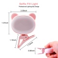 Selfie Ring Light For Camera, Rechargeable Clip On Selfie Led Camera Light For Iphone,Ipad,Samsung,Tablet,Laptop