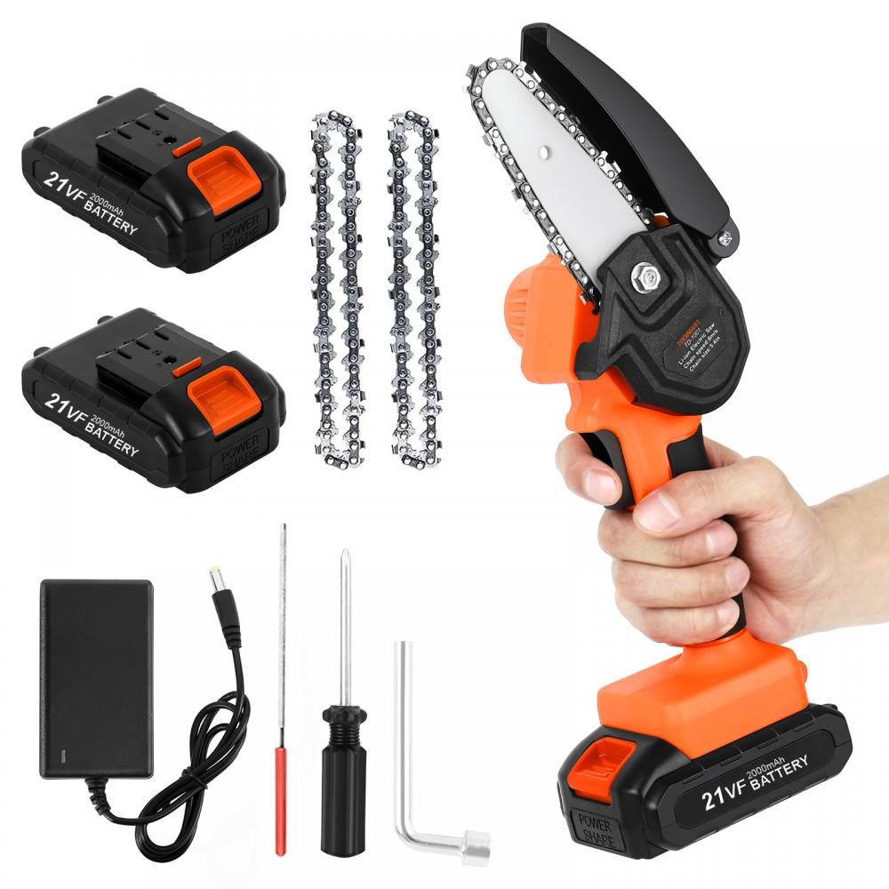 Cordless Chainsaw with Battery and Charger