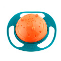 Universal Gyro Bowl Baby 360 Degrees Rotary Balance Gyro Umbrella Bowl Newborn Practical Spill-Proof Bowl Baby Feeding Bowl