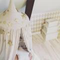 Mosquito Net Hanging Decoration Gold Silver Sparkling Stars baby room decor Children's Rooms Walls Decor baby bed