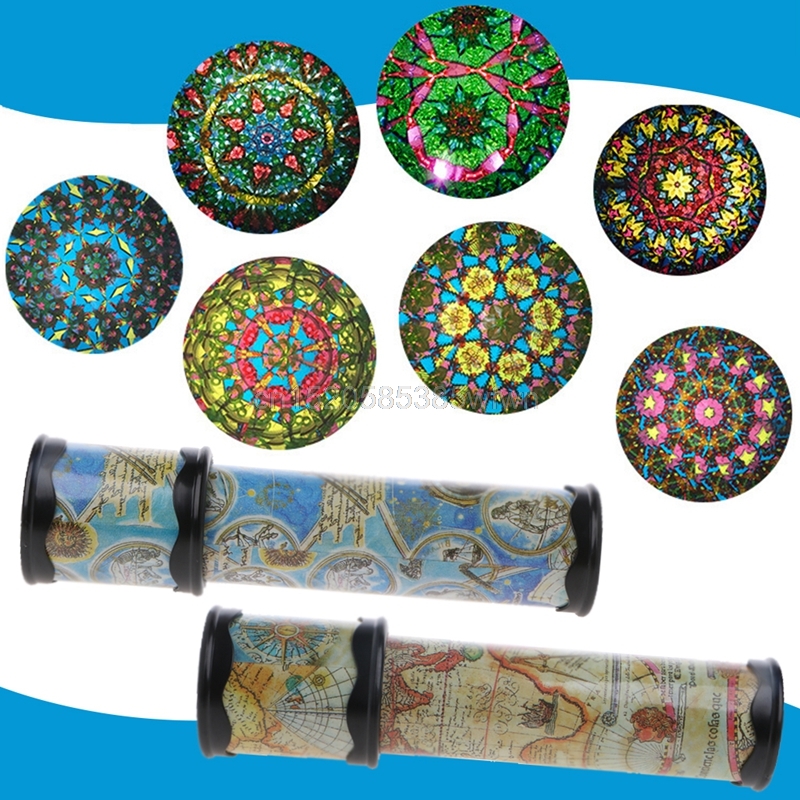21cm Rotation Cute Classic Colorful Kaleidoscope Kids Fancy early Childhood Toys For Baby Children Gift #HC6U# Drop shipping