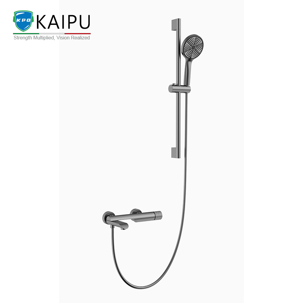 gun metal bath and shower mixer 11