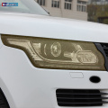 2 Pcs Car Headlight Protective Film Restoration Transparent Black TPU Sticker For Range Rover Vogue L405 2013-2020 Accessories