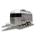 UKUNG 2nd generation airstream trailer catering mobile food truck fast food caravan trailer hot dog ice cream cart