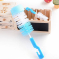 2019 New 2pcs/Set Soft Baby Feeding Bottle Nipple Sponge Bristle Cleaning Brush Set With Long Handle Color Random