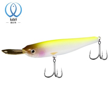 Lubit hard baits sinking pencil fishing lure illex riser bait Small metal lip wobbler jerkbait minnow 40/70mm fishing bass trout