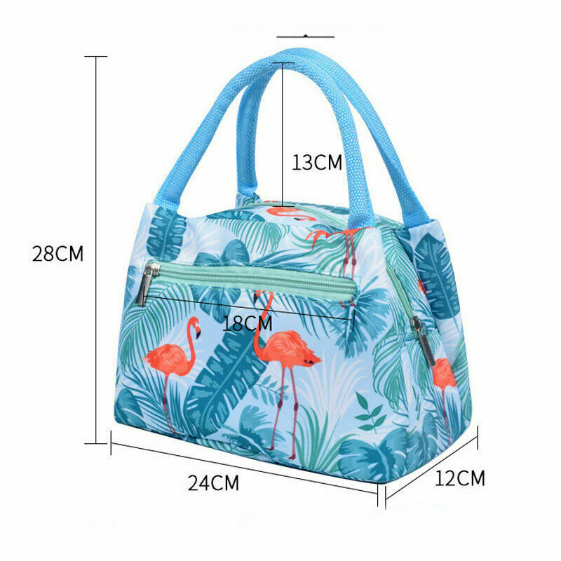 Lunch Bag Cooler Tote Portable Insulated Box Canvas Thermal Cold Food Container School Picnic For Men Women Kids Travel Lunchbox