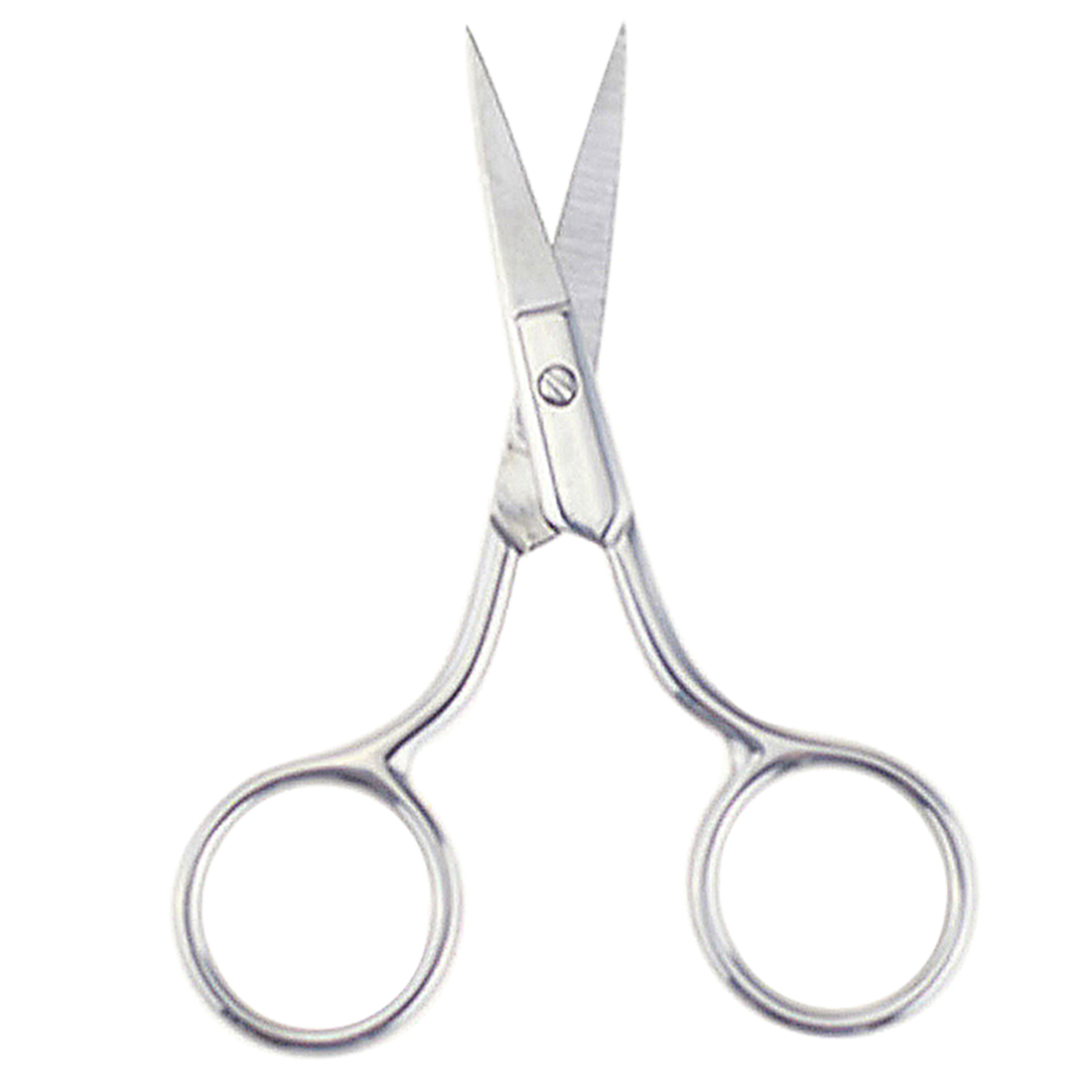 Mirror light embroidery beauty scissors stainless steel manicure scissors nose hair cut eyebrow scissors makeup scissors tool