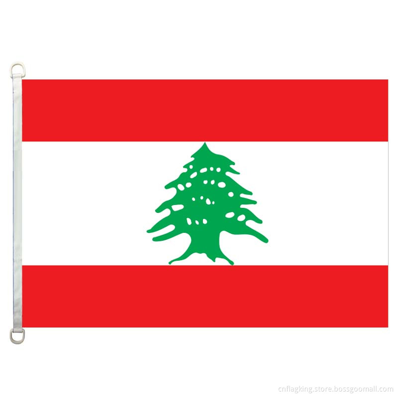 Lebanon national flag 100% polyster 90*150cm
