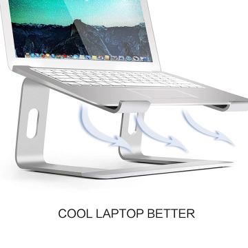 Light Laptop Holder Aluminum Alloy Notebook Support Bracket Stand Riser for MacBook Air Pro Desktop PC Computer in Office Home