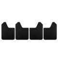 4pcs Car Pickup Truck Mud Flaps Multipurpose Wear-resistant Sprayability SUV Front Rear Fender Splash Guards with Screws