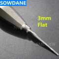 1 piece 3mm Flat