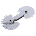 Metric Inch Thread Plug Gauge Gear Tooth Screw Pitch Gauges Measuring Carbon Steel Center Measurement Lathe 32pcs/set