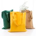 Women Durable Canvas Blank Grocery Plain Shopping Tote Bags Lady Multifunction Shoulder Bag Reusable Recycle Handbag 14 Colors
