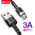 GENAI 3A Cable Micro USB C Type C Fast Charging Cable Type-C Charger Cable For Android Quick Charge Cord Wire For Samsung Xiaomi