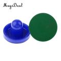 MagiDeal 2 Pieces 95mm Air Hockey Felt Pushers Goalie Handles Paddles Replacement Large Blue
