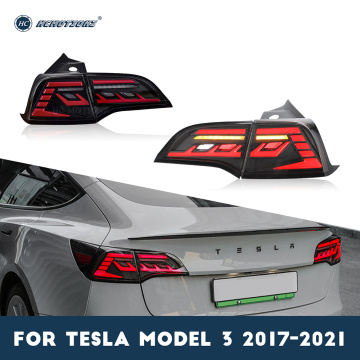 HCMOTIONZ LED Tail Lights Assembly For Tesla Model 3 Model Y 2017-2021