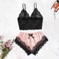 MIARHB Lace Hollow Out Sexy Pajamas For Women Nightwear Pyjamas Female Sleepwear Ultra Thin Sleep Lounge Home Wear Nightclothes