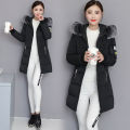 Harajuku Women's Winter Down Jackets Woman Parkas Fur Long Coat for Female Clothing Oversized Outerwear Large Plus Size Parker